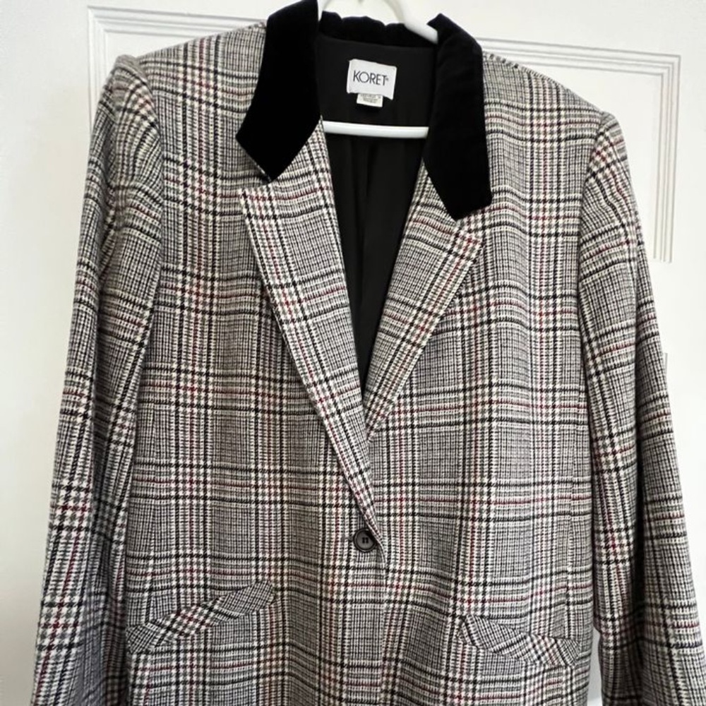 Wool Blend Blazer Size 14